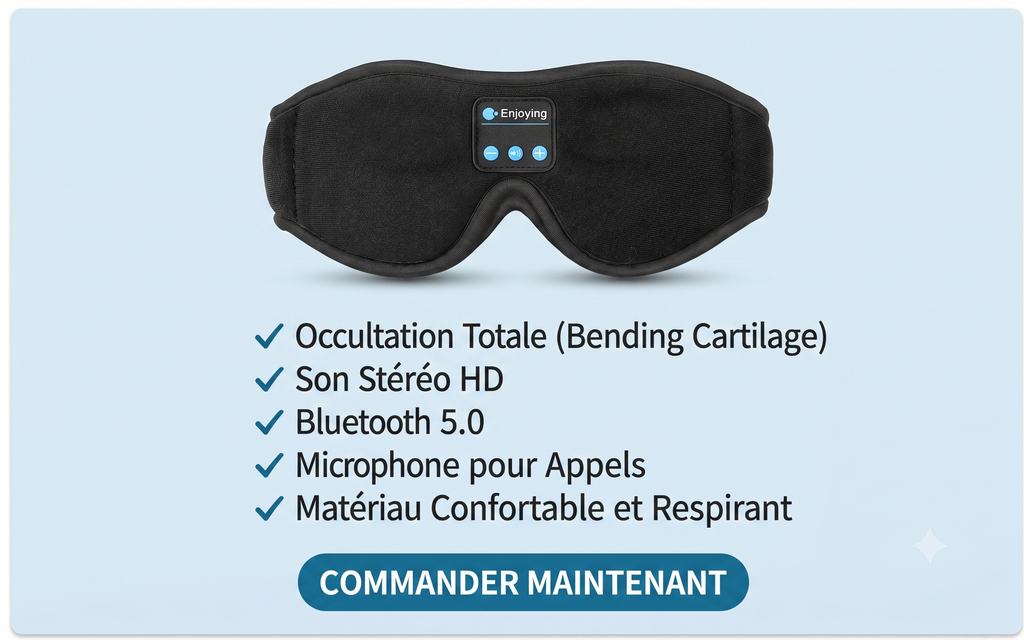 Mask for Sleep Headphones Bluetooth 3D Eye Mask Music Play Sleeping Headphones with Built-In HD Speaker