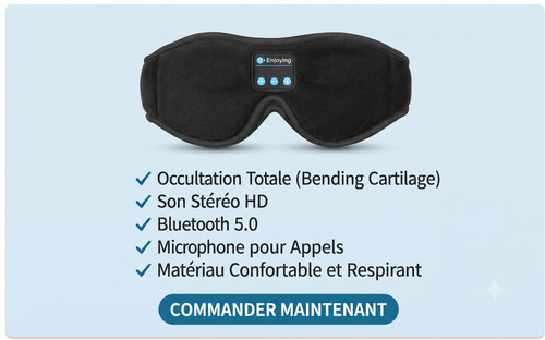 Mask for Sleep Headphones Bluetooth 3D Eye Mask Music Play Sleeping Headphones with Built-In HD Speaker