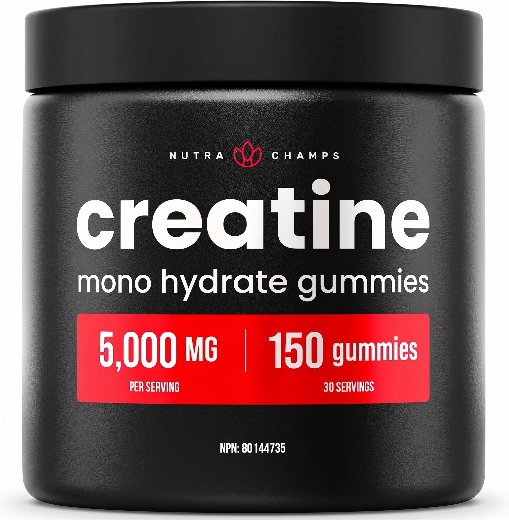 Creatine Monohydrate Gummies 5,000mg – 150 Servings