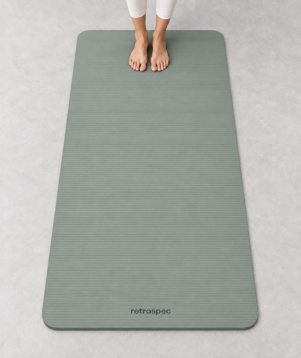 Solana Yoga Mat 1/2-Sage